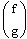vector of functions f and g