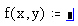 f(x,y) := placeholder