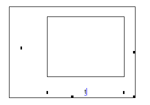 An x-y plot, with the range specified